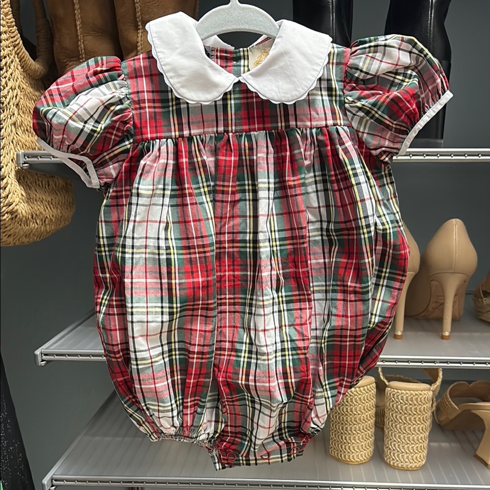 The Beaufort Bonnet Company Red Plaid One Piece